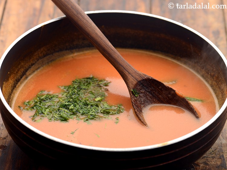 स्टेप 18 – धनिया डालें।