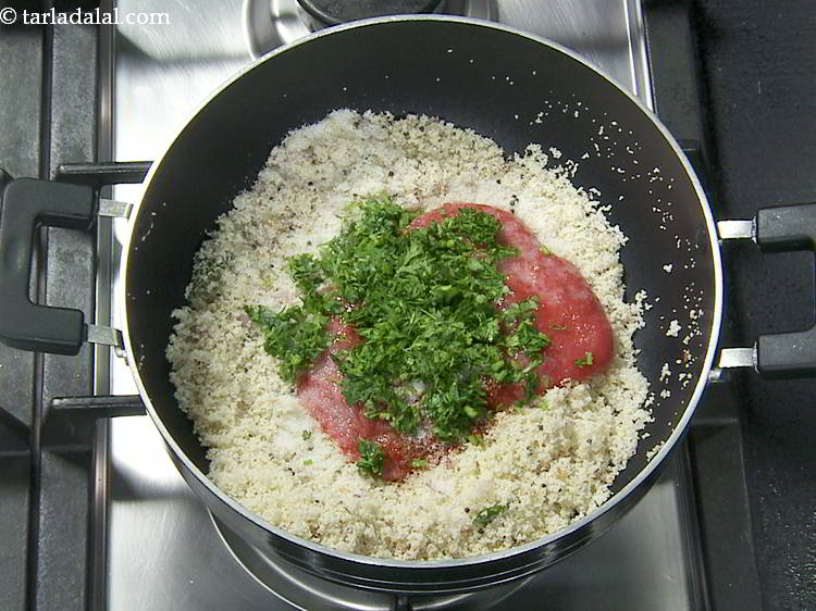 Step 16 – Add&nbsp;coriander.