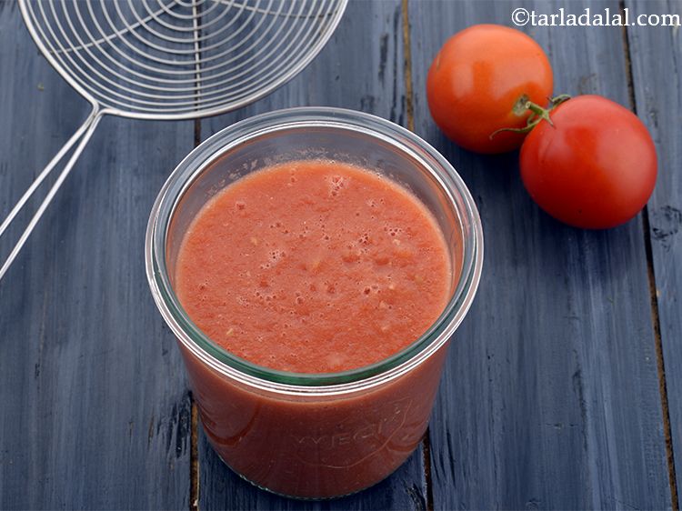 Step 6 – We will also be adding some fresh tomato pulp, you can refer this&nbsp;<a href="https://www.tarladalal.com/Tomato-Puree-Homemade-Tomato-Puree-Pulp-4763r" target="_blank">Homemade …
