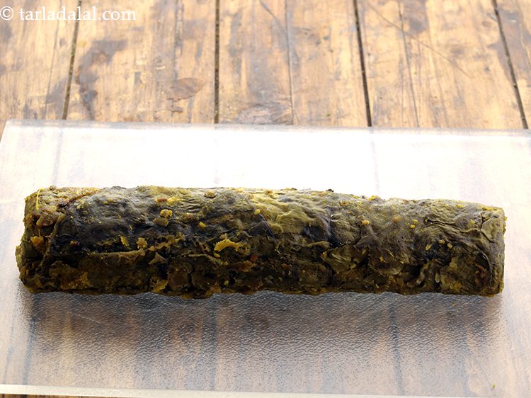 Step 4 – Along with turiya, we will be using patra. You can buy readymade patra from a …