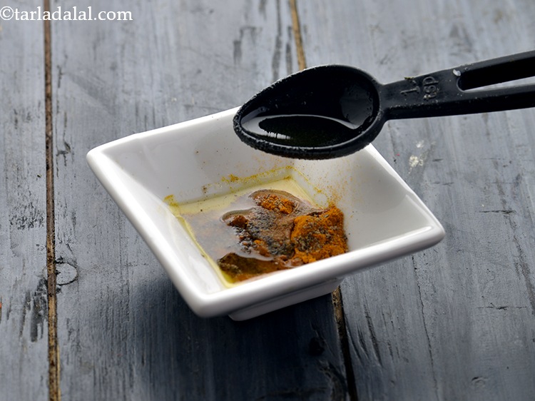 Step 13 – Add 1 tsp of melted ghee. Using melted ghee is important, otherwise mixing becomes very …