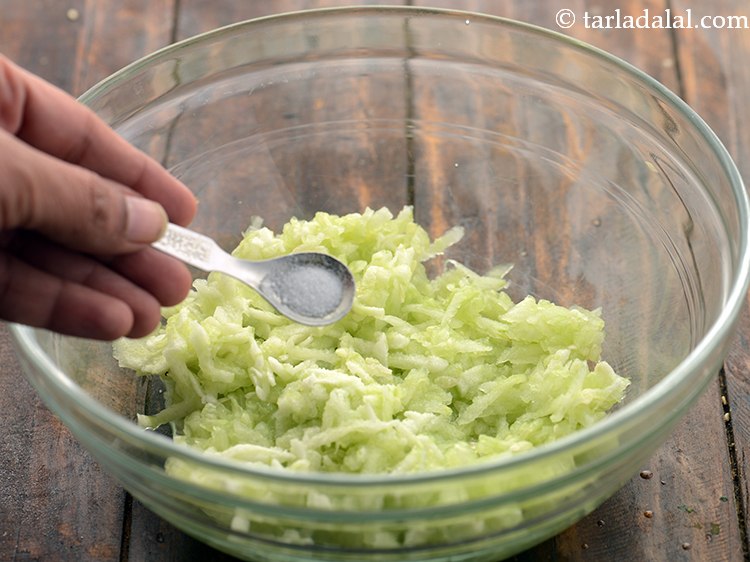 Step 3 – Add little salt.