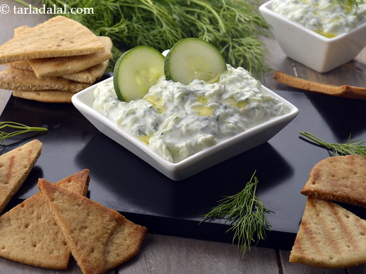 Step 12 – Our <meta charset="UTF-8" /><strong>Tzatziki dip |&nbsp;healthy Lebanese tzatziki dip|&nbsp;Lebanese hung curd and cucumber dip&nbsp;|&nbsp;Indian style …