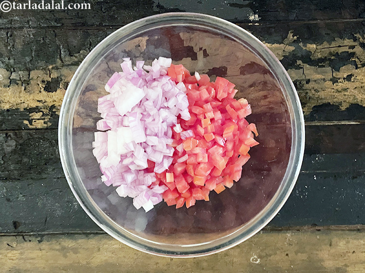 Step 71 – Add&nbsp;1/2 cup&nbsp;finely&nbsp;<a href="https://www.tarladalal.com/glossary-chopped-onions-722i">chopped onions</a>.