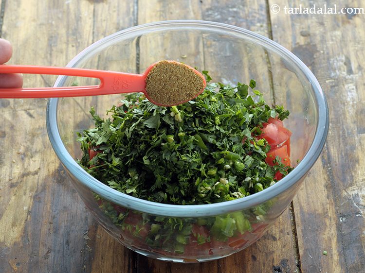 Step 8 – Add jeera powder, cumin seed powder is widely used in Mexican dishes to flavour them.&nbsp;