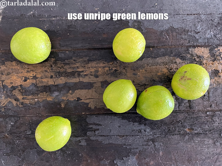 Step 3 – <meta charset="UTF-8" />We will be using unripe green lemons which you get in the market. …