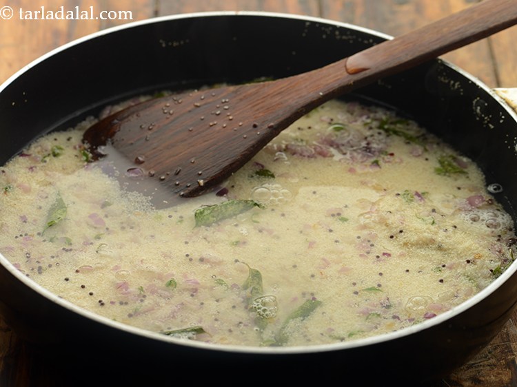 Step 12 – Add hot water and salt.