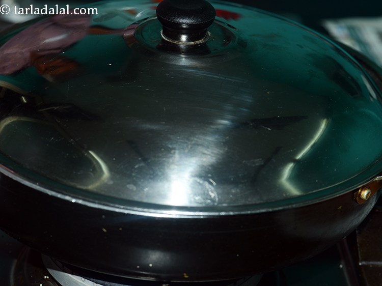 Step 13 – Cover and cook for 3-4 minutes while stirring occasionally in between.