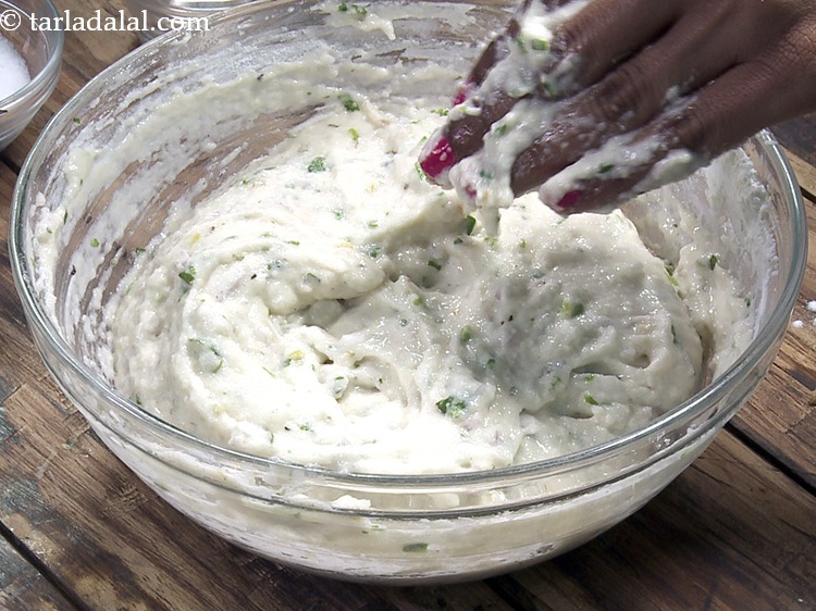 Step 18 – Mix well with your fingers.