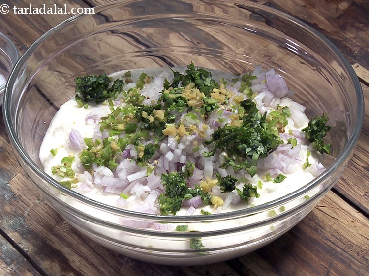 Step 14 – Add 1 tsp&nbsp;finely&nbsp;<a href="https://www.tarladalal.com/glossary-chopped-ginger-786i">chopped ginger (adrak)</a>.