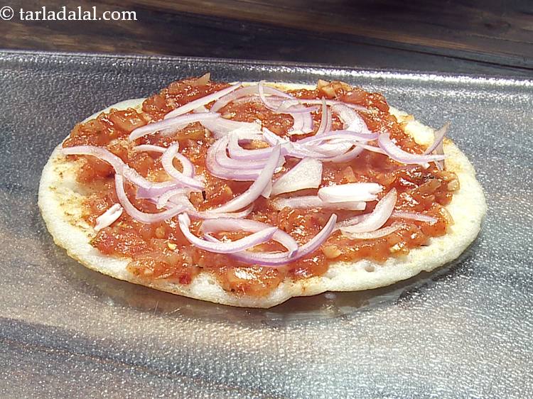 Step 6 – Sprinkle little onion.