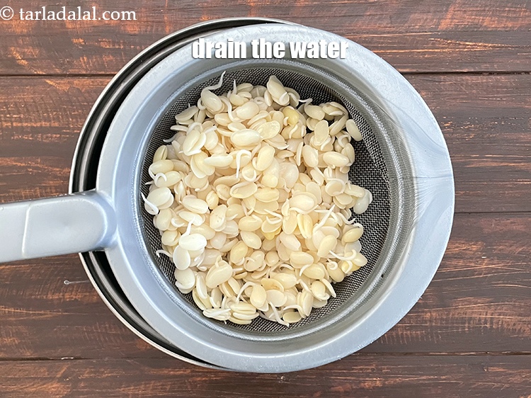 Step 7 – Drain the water.