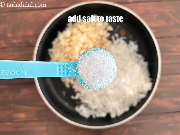 Step 20 – Add salt to taste. We added 1/2 tsp salt plus a small pinch.