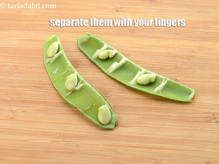 Step 9 – Separate them with your fingers, this is how it looks.&nbsp;