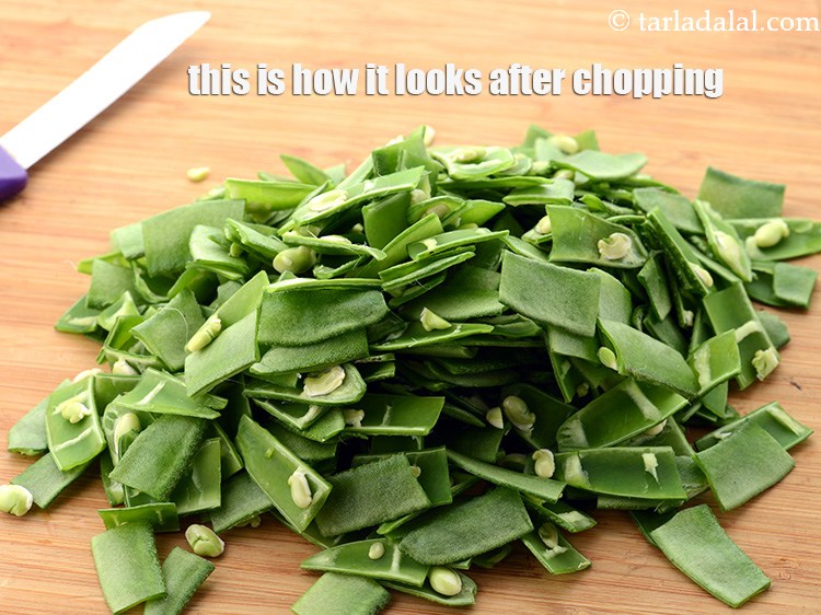 Step 32 – Make sure you chop the valor correctly to cook them evenly.&nbsp;