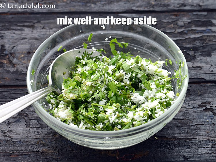 Step 18 – Mix well using a spoon. Keep aside.&nbsp;