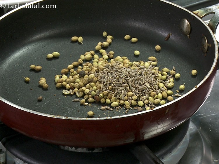 Step 9 – Add cumin seeds.