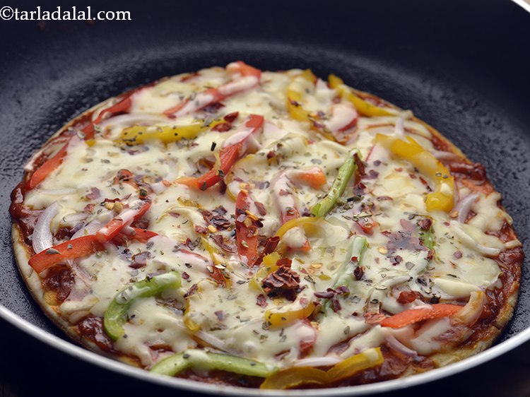 Step 63 – This is how the <strong>vegetable pizza&nbsp;</strong>looks once cooked.&nbsp;