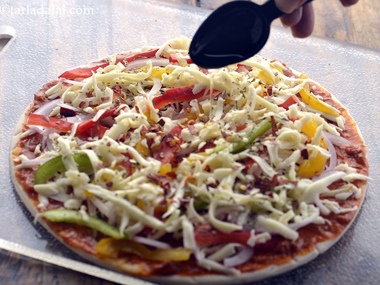 Step 59 – Finally drizzle a little olive oil.