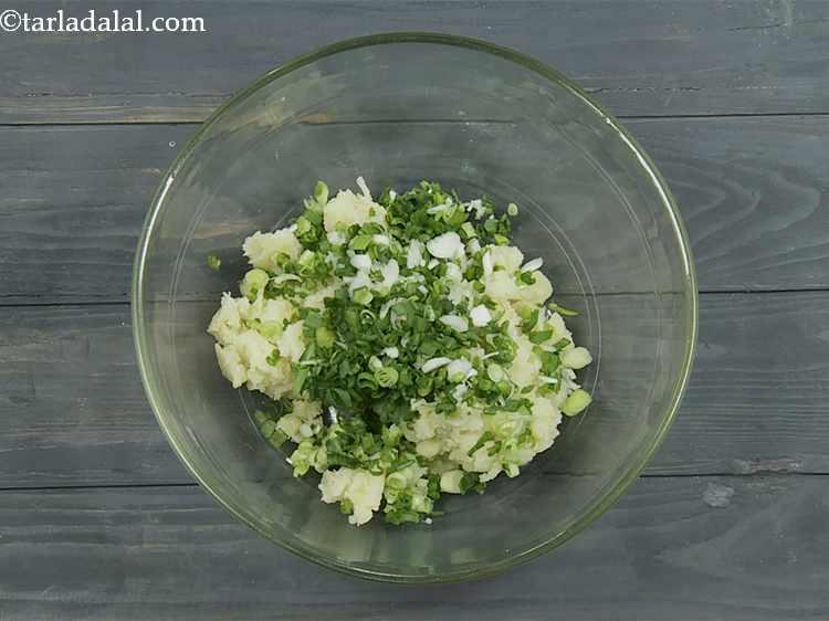Step 2 – Add finely chopped spring onions whites and greens. They provide the required oriental flavor. Also, …