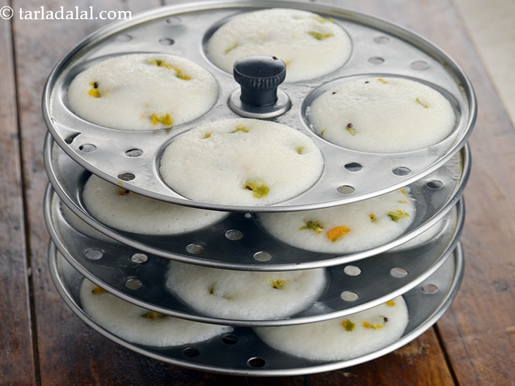 Step 27 – Allow the <strong>veg stuffed idli recipe | soft stuffed idli | South Indian stuffed idli …