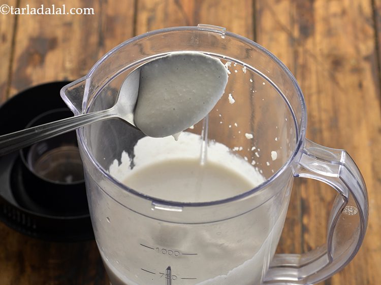 Step 10 – Blend till the mixture is smooth.