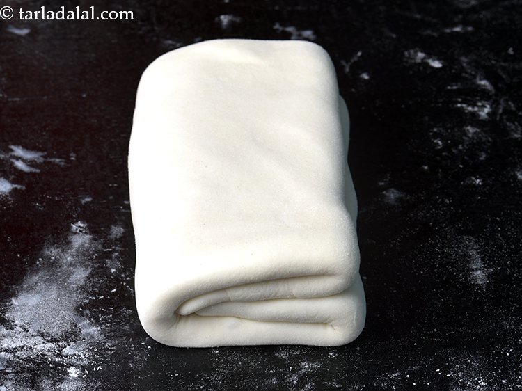 Step 18 – Wrap in a cling wrap and keep refrigerated for 15 minutes.