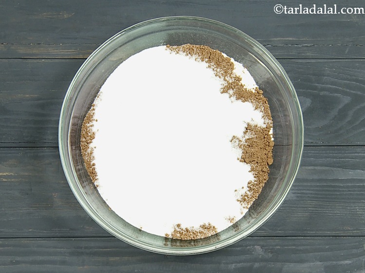 Step 9 – Add castor sugar. The quantity can be increased or decreased to suit your palate.