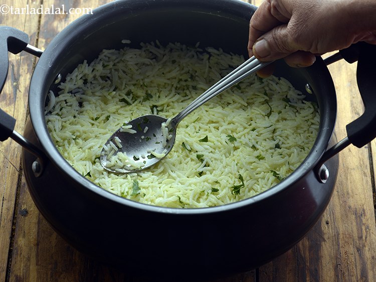 Step 35 – Spread it evenly with the back of a spoon to form a layer.