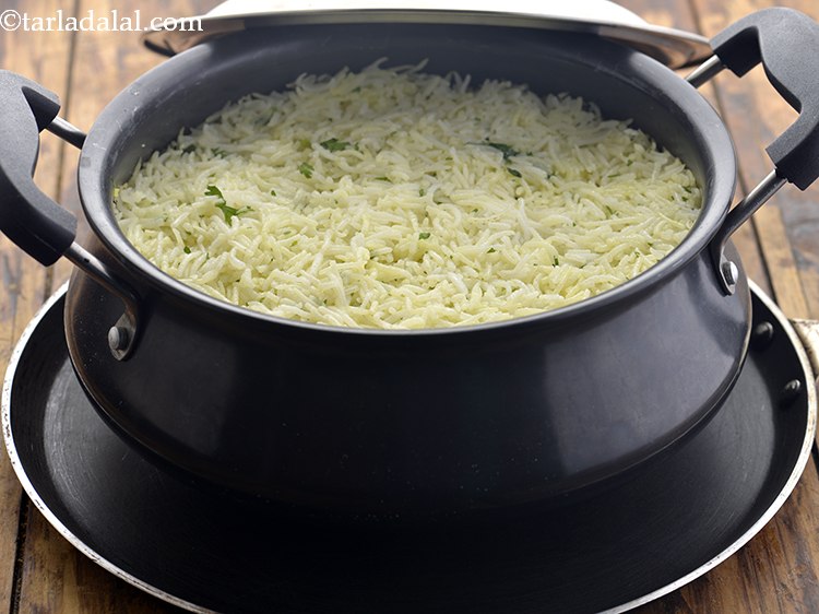 Step 40 – Cook on a slow flame for 25 to 30 minutes and our <strong>vegetable biryani </strong>is …