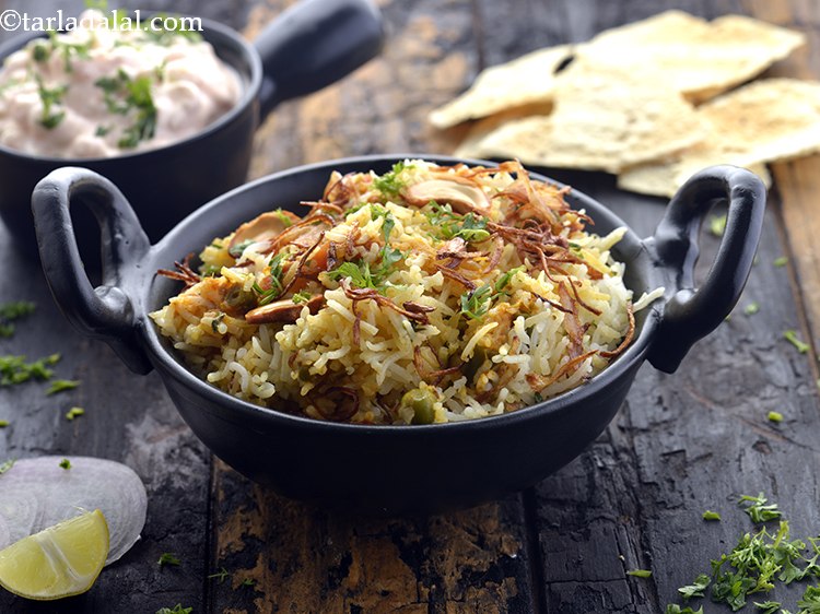 Step 44 – Serve the&nbsp;<strong>vegetable biryani | desi veg biryani recipe |3 layers biryani |</strong>&nbsp;immediately. If you enjoyed …