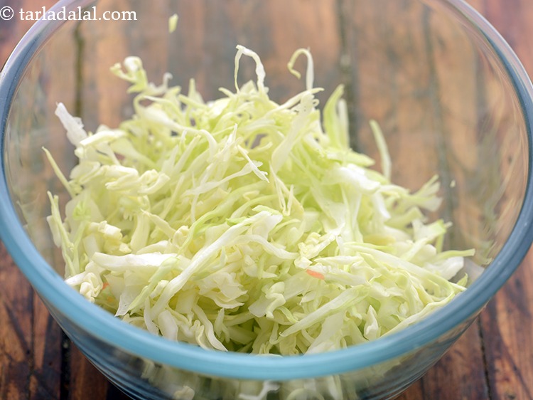 Step 2 – To make coleslaw for the&nbsp;<strong>Indian style veg burger |&nbsp;vegetable burger recipe | veg burger | …