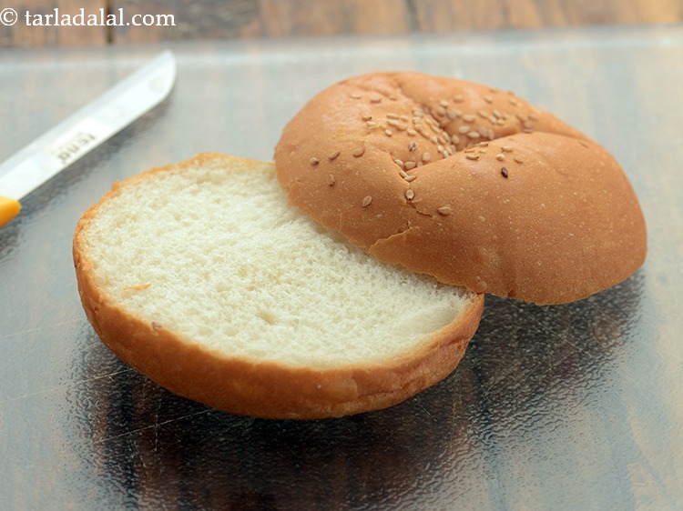 Step 29 – To assemble the&nbsp;<strong>Indian style veg burger |&nbsp;vegetable burger recipe | veg burger | vegetarian burger …