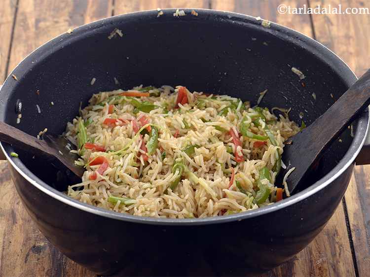 Step 27 – Mix gently and saut&eacute; on a high flame for 2 minutes, while stirring occasionally. Do …