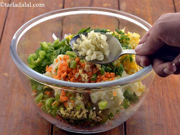 Step 10 – Then add the garlic.