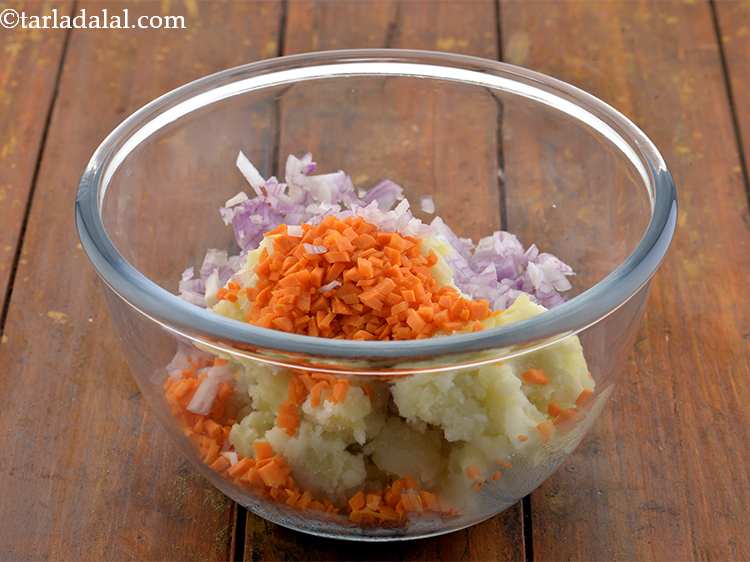 Step 4 – Then add the onions as well.