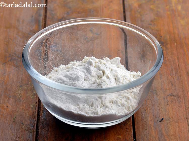 Step 14 – Take a bowl and add the plain flour to it.