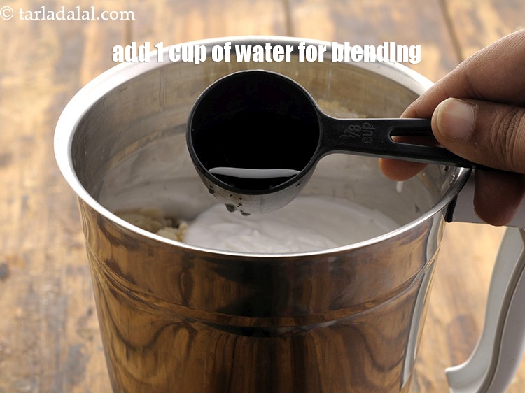 Step 11 – <meta charset="UTF-8" />Add 1 cup of water for blending.&nbsp; &nbsp;&nbsp;<br /> &nbsp;