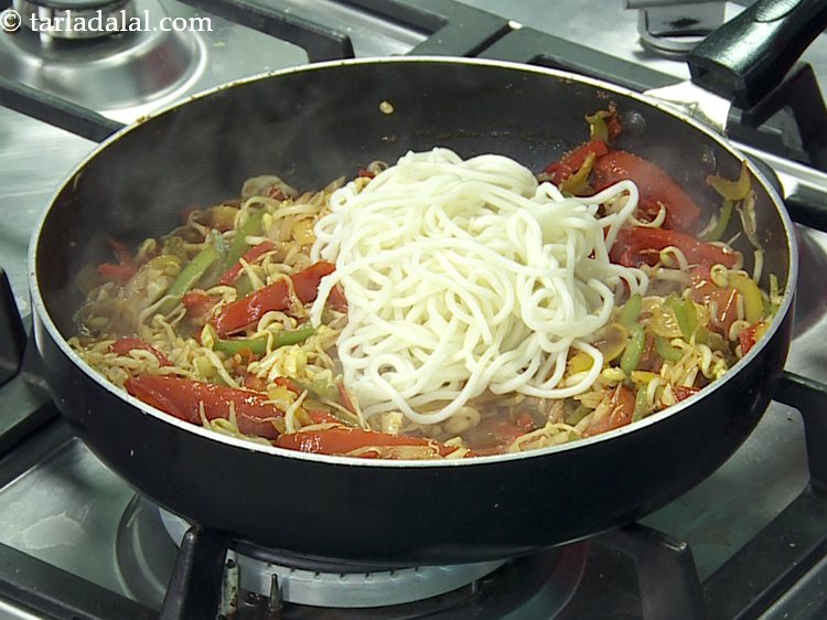 Step 19 – Add the noodles.&nbsp;