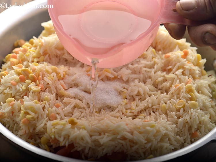 Step 24 – Pour 3 cups of hot water. You can add more water to get a loose …