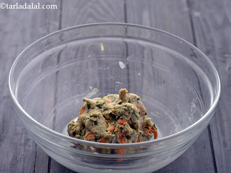 Step 11 – Knead into a soft dough using approx. 1 to 2 tbsp of water.&nbsp;