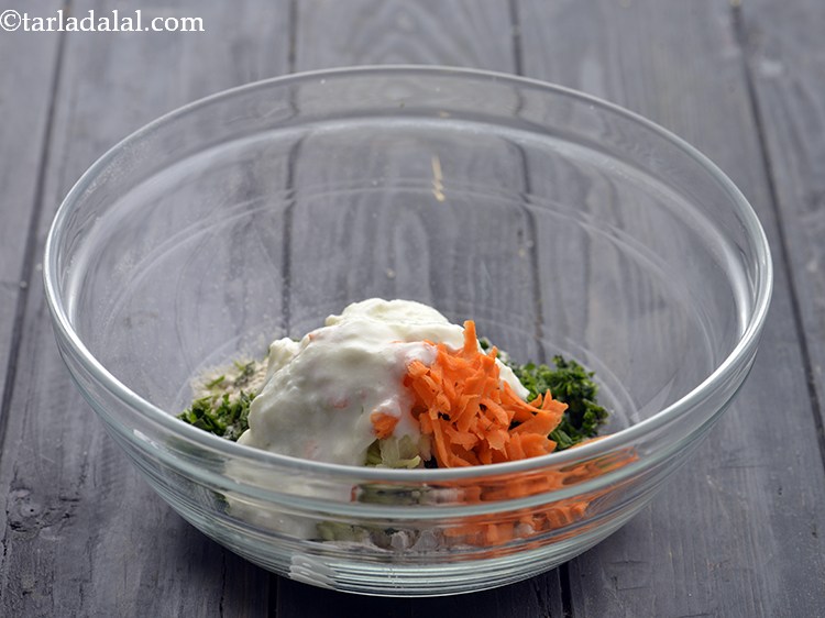 Step 6 – Add 2 tbsp curd, preferably made with cow&rsquo;s milk. For this recipe of vegetable parathas, …