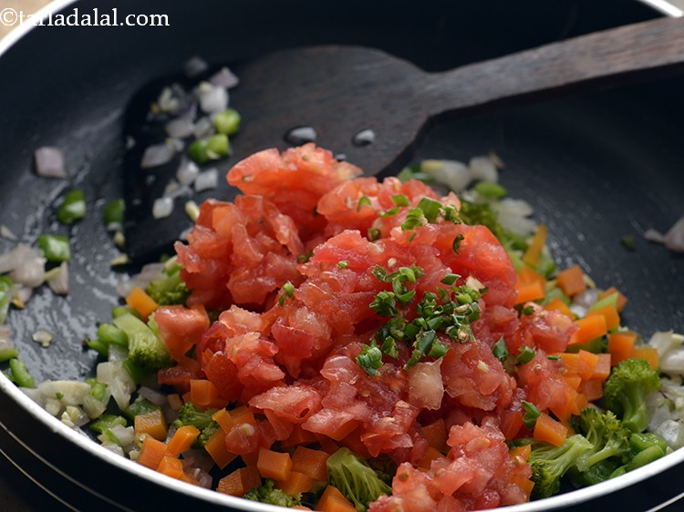 Step 22 – Also, add green chillies. If your kid does not eat spicy food at all, skip …