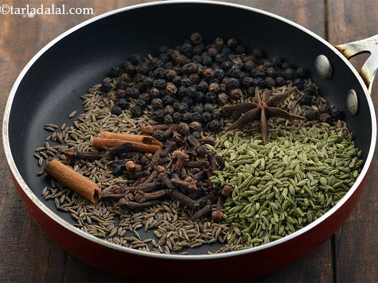 Step 10 – Add the black peppercorns, fennel seeds and star anise. Star anise can be avoided if …