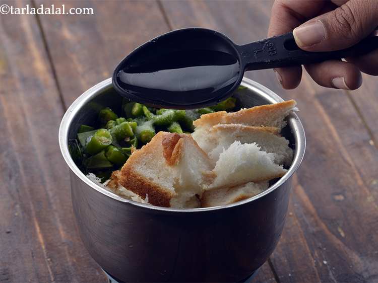 Step 6 – Add salt and 2 tbsp of water. You may add little more water if needed …