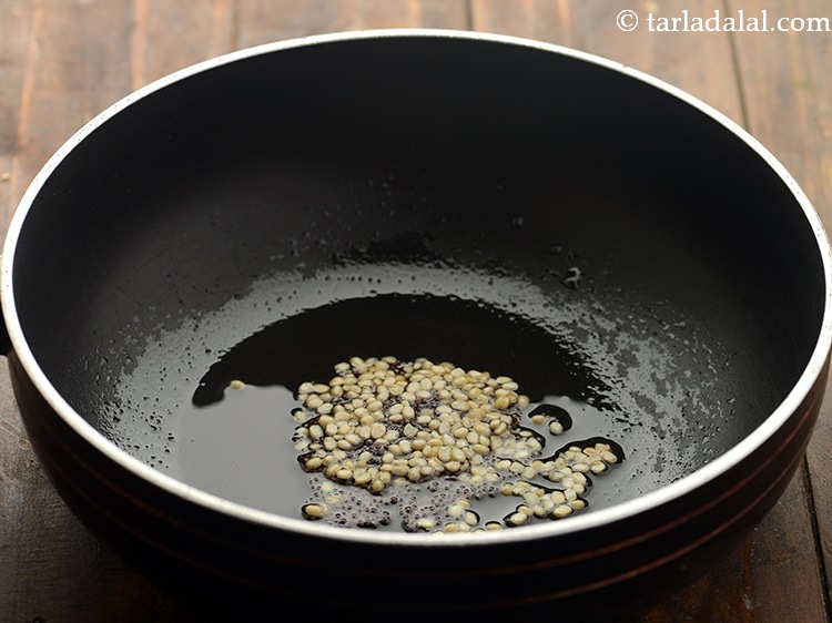 Step 4 – <p>Add urad dal. It will add a nice nuty aroma and taste to our <strong>vegetable …