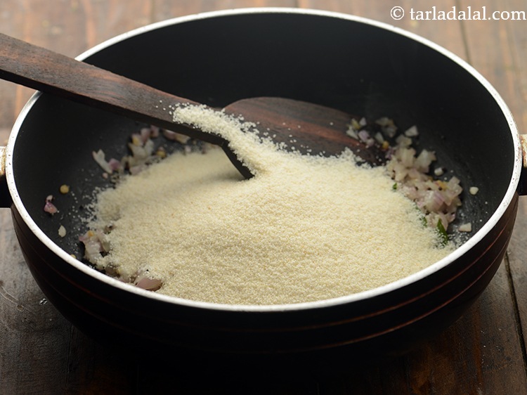 Step 10 – <p>Add semolina.</p>