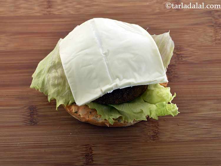 Step 44 – Top it with a cheese slice.