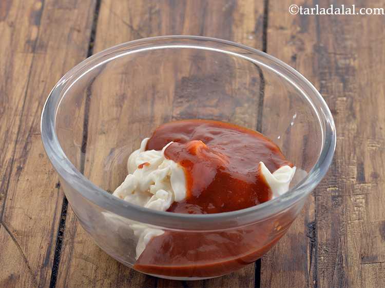 Step 25 – Add the chilli sauce.