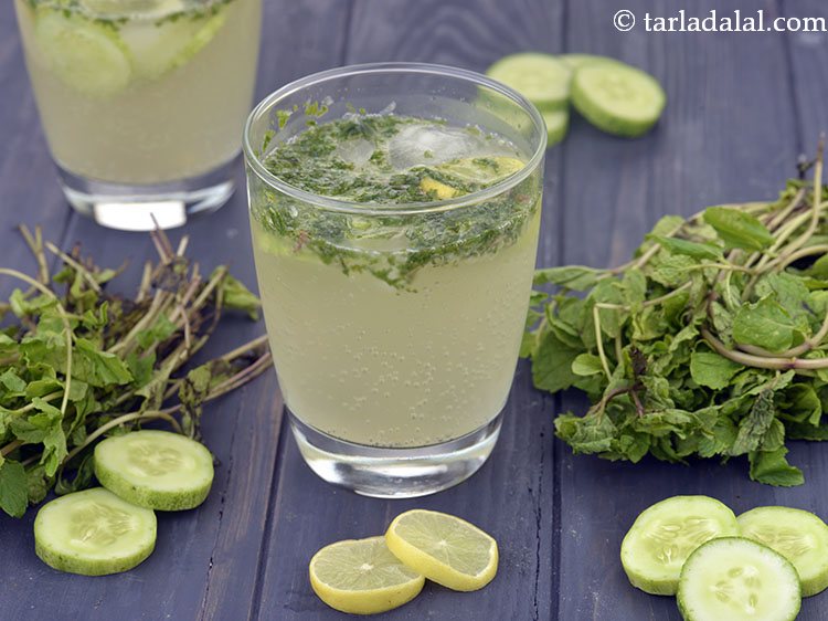 स्टेप 17 – <strong>वर्जिन मोजितो</strong> को | <strong>पुदीना ककड़ी मोजितो मॉकटेल | वर्जिन …